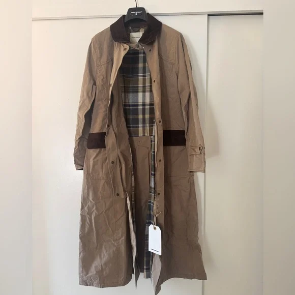 Front Street 8 Archivio Botanico Long Coat NWT Unisex S - Picture 6 of 10